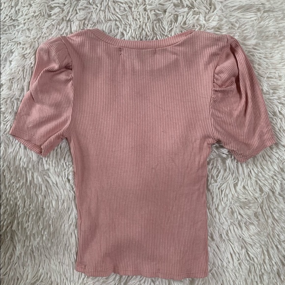 🦋 Puffed sleeve cropped tee - Picture 3 of 3